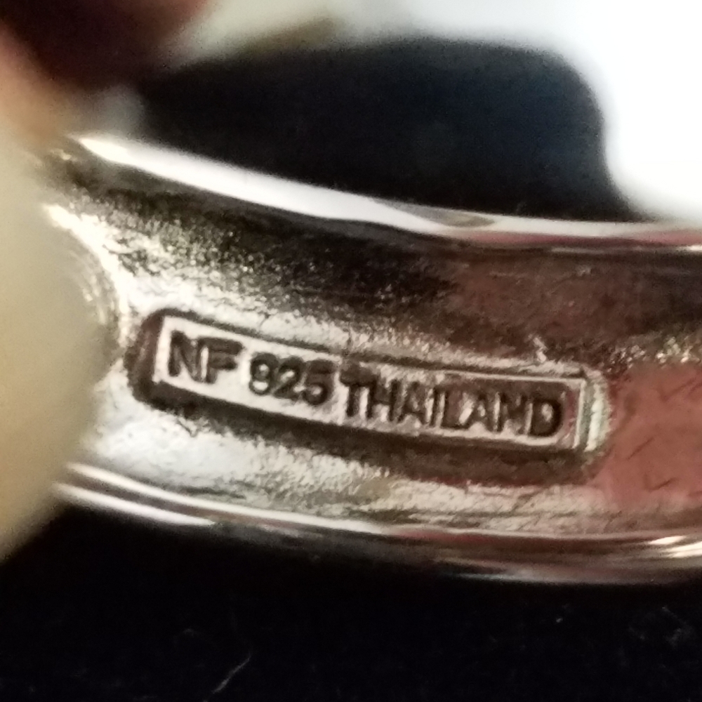 Platinum Plated Silver Ring - image 5